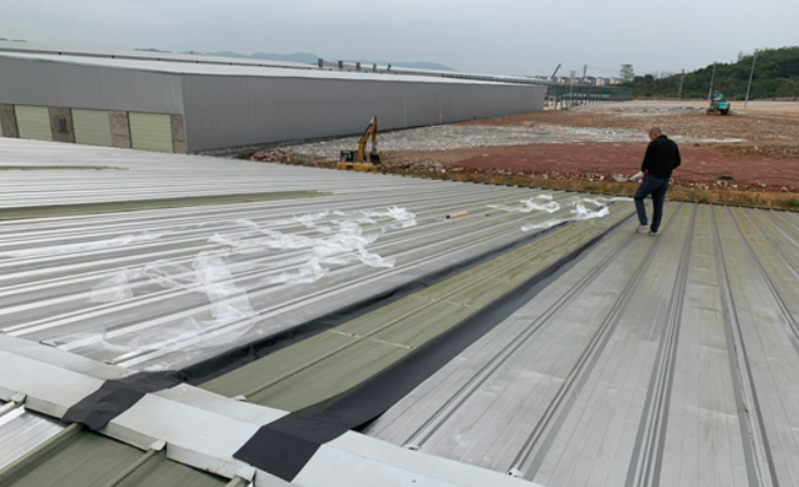 海陵厂房屋面防水维修案例